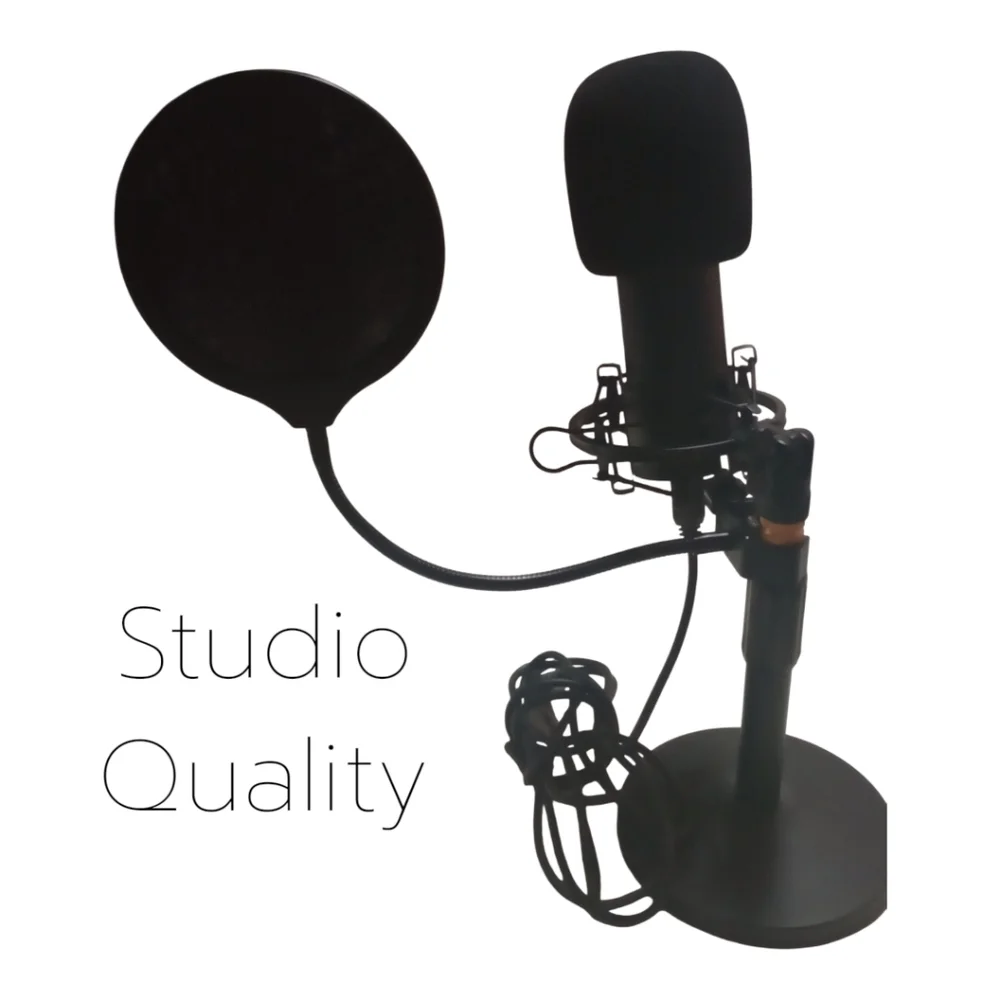 Microphone. Studio quality. Black. Excellent Condition.